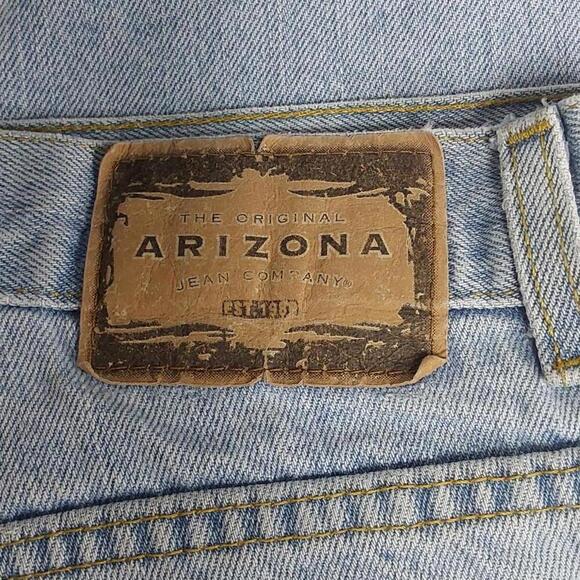 Men's Light Blue Denim Jeans Relaxed Fit | Arizona Jeans | 38x30 - Picture 6 of 7